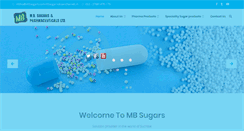 Desktop Screenshot of mbsugars.com